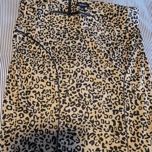 TORRID leopard print pencil skirt